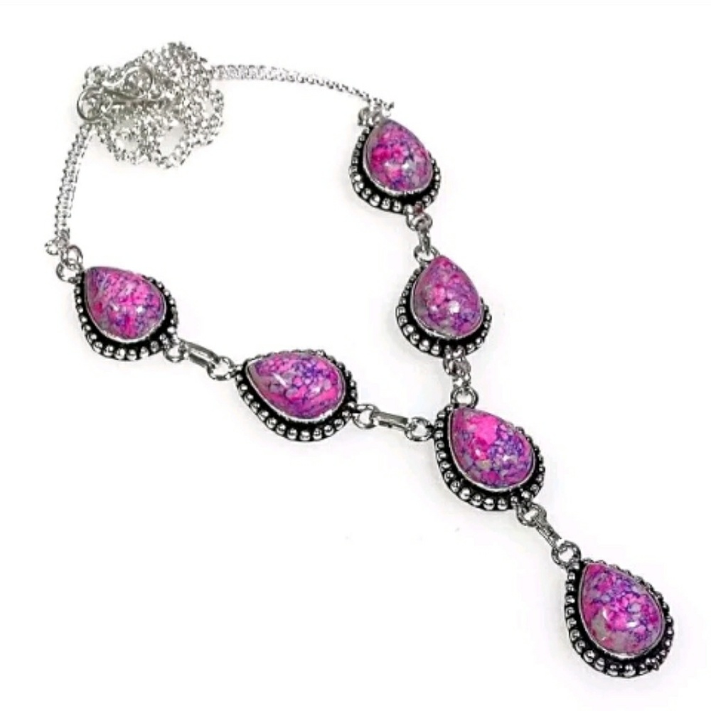 Purple Turquoise Necklace